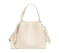 Bolso bandolera de piel auténtica con textura de cubo, versátil, for uso diario, elegante y de un solo hombro.(White)