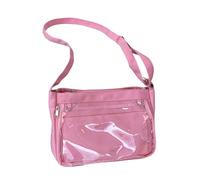 Bolso bandolera de uniforme para colegiala japonesa, bolso para libros de anime JK para estudiantes, bolso de hombro de lona de gran capacidad con ventana transparente, Itabag con ventana transparente