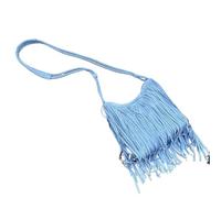 Bolso bandolera de verano con borlas for mujer, bolso mano lujo cadena Para viajeros y amantes del ocio(Color1)