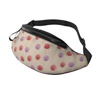 Bolso Bandolera Deportivo para Correr, Informal, Manos Libres, riñonera para Hombre y Mujer, Color Morado, Diente de león.