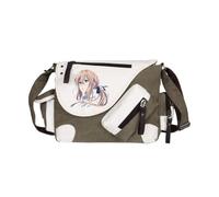 Bolso bandolera Evergarden de anime Violet Evergarden de gran capacidad con impresión 3D de anime unisex, regalo de regreso a clases, Tipo 7, 36*26*11cm