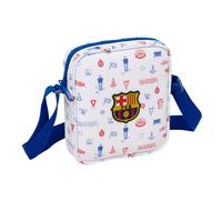 F.C. BARCELONA PREESCOLAR - Bandolera Pequeña, Bandolera Infantil, Bolso Niño, Ideal para Niños de 5 a 14 Años, Cómoda y Versátil, Calidad y Resistencia, 16x4x18 cm