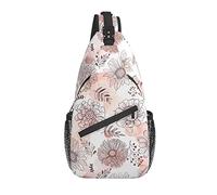 Bolso Bandolera Flor Girasol Margarita Floral Senderismo Mochila Crossbody Hombro Mochila Viaje Cofre Pack para Hombres Mujeres