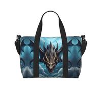 Bolso bandolera Flying Dragon, bolso casual de viaje, adecuado para el trabajo, viajes, fitness, turismo, bolsa de almacenamiento con cremallera para mujer,