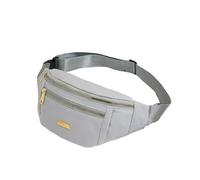 Bolso bandolera for mujer, bolso de cinturón delgado, bolso de viaje compacto, diseño de almacenamiento seguro, correa ajustable ligera, organizador de artículos esenciales for el día a día.(Gray)