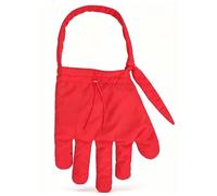 Bolso Bandolera Grande de Nailon con Forma de Guante, Bolso de Hombro/Bolso Tote Moderno y con Personalidad(Red)