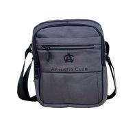 Bolso Bandolera gris Athletic Club. AC. Producto Oficial.