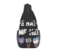 Bolso Bandolera Hombre El Odio No Tiene Cabida Aquí Práctica Mochila Bandolera Antirrobo Bolsa De Pecho Para Trabajo Deporte Acampar