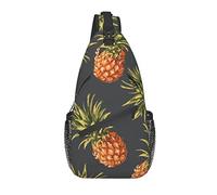 Bolso Bandolera, Linda Mochila Cruzada con Estampado de Pino para Mujeres y Hombres Casuales
