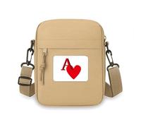 Bolso bandolera Love Sun Heart A Poker para teléfono celular, bolso de hombro