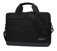Bolso Bandolera/Maletín para Portátli, 14 Pulgadas Funda Protectora Laptop Sleeve Dura y Impermeable para Ordenador Notebook/MacBook Air & Pro,Negro,14 Pulgada