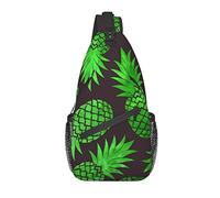 Bolso Bandolera, Mochila Cruzada con Estampado de Pino para Hombres y Mujeres Casuales