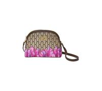 Bolso bandolera monograma cavalli class, crossbody beige, estampado lo