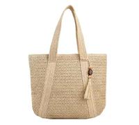 Bolso Bandolera Mujer Grande Bolso Rafia Verano Bolso Paja Mujer Bolsa Playa Verano Bolso Tote Bag Bolsos Tejidos Crochet Bolso de Mano Bohemio Bolso Hombro Para Viaje Fiesta Vacaciones