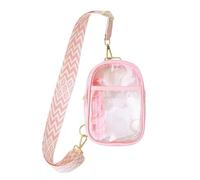 Bolso bandolera multifuncional para mujer y hombre Bolso bandolera pequeño Mochilas de pecho aprobadas por estadio transparentes Monederos Riñonera transparente Mochila bandolera aprobada por estadio