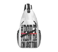 Bolso Bandolera No Me Sigas Yo También Estoy Perdido Casual Crossbody Mochila Portátil Bolsa De Hombro Para Mujer Esquí Ciclismo