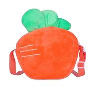 Bolso bandolera para,Bolsos bandolera zanahoria fresa - Bolso bandolera para niñas, bolso de peluche, bolso de hombro, regalo de Pascua para mujeres adolescentes, Radish, Se référer au descriptif