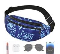 Bolso bandolera para hombre, bolso de hombro de moda | Bolsa para teléfono Bolso bandolera cartera versátil | Correa de hombro ajustable mochila ligera bolsa de banana funda para teléfono, azul, Se