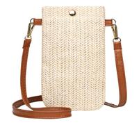 Bolso Bandolera Para Mujer, Bolsa de Bandolera de Paja, Bolsitos para Moviles, con se Puede Separar Los Hombros