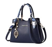 Bolso bandolera para mujer, bolso de hombro, bolsa de mano de Pascua, azul oscuro, Talla única