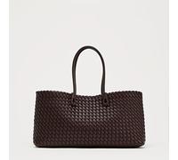 Bolso bandolera para mujer, bolso tote tejido, bolso de con asa superior a , bolso de simple de color liso, bolsos de gran capacidad para mujer, diseño de lujo para estilo diario