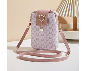 Bolso bandolera para mujer con estampado de gato y perlas, diseño de moda 2025