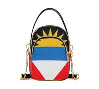 Bolso bandolera para mujer, diseño de bandera de Barbuda Antigua