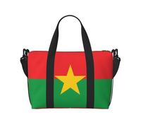 Bolso bandolera para mujer, diseño de bandera de Burkina Faso, ideal para fitness, viajes.