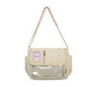 Bolso bandolera para mujer, estilo japonés, estilo japonés, bonito bolso de hombro para exhibición de pines, estilo japonés, Amarillo, One Size