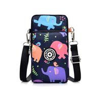 Bolso bandolera para mujer - Monederos impermeables para mujer | Monedero para teléfono móvil con hombro de crédito para mujer, elefante, ver descripción