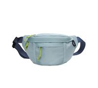 Bolso bandolera para mujer y hombre, para correr, senderismo, ciclismo, cinturón ajustable en el pecho, azul claro