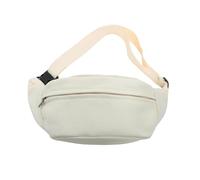 Bolso bandolera para mujer y hombre, para correr, senderismo, ciclismo, cinturón ajustable en el pecho, beige