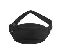 Bolso bandolera para mujer y hombre, para correr, senderismo, ciclismo, cinturón ajustable en el pecho, Black