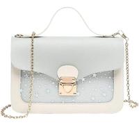 Bolso bandolera para niñas, princesa, bolso para niña, a la moda, bolso de hombro, idea de regalo pequeña niña cumpleaños Navidad, gris