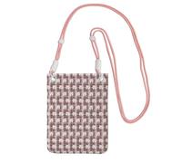 Bolso bandolera pequeño, cartera para teléfono móvil, monederos, bolso bandolera, todos mis mejores amigos son westies,Rosa
