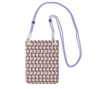 Bolso bandolera pequeño, cartera para teléfono móvil, monederos, bolso bandolera, todos mis mejores amigos son westies,Morado