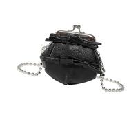 Bolso Bandolera Pequeño De Hombro Lazos Cartera para Teléfono Monedero Mujer para Todos Los Días Y Ocasiones Especiales con Correa Cadena Metal