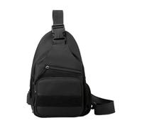 Bolso bandolera pequeño para hombre, resistente al desgaste, práctica bolsa de pecho portátil, bolsa de mensajero, bolsa de una sola correa, mini bolsa casual, para mujeres y hombres, senderismo
