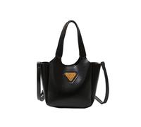 Bolso bandolera retro para mujer, estilo coreano, para otoño e invierno, Negro Bk, Medium