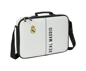Bolso Bandolera Safta Real Madrid 1ª Equipación 6 L Negro Blanco