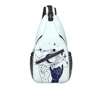 Bolso Bandolera Tarot Magic Boho Mano Luna Bruja Senderismo Mochila Bandolera Hombro Mochila Viaje Pecho Paquete para Hombres Mujeres
