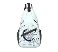 Bolso Bandolera Tarot Magic Boho Sun Moon Witch Mystic Senderismo Mochila Crossbody Hombro Mochila Viaje Cofre Pack para Hombres Mujeres