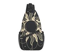 Bolso Bandolera Tarot Sun Boho Divination Senderismo Mochila Crossbody Hombro Mochila Viaje Cofre Pack para Hombres Mujeres