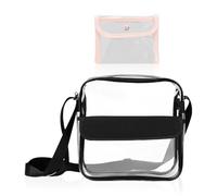Bolso Bandolera Transparente, Almacenamiento y Hombro, Cruzado Impermeable, Ajustable, De Viaje