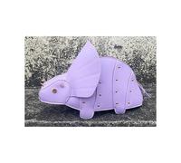 Bolso bandolera Triceratops Mini (Lavanda) para mujer, estilo moderno, con cadena para el hombro.