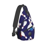 Bolso bandolera ultraligero Mochila Bolso bandolera de un solo hombro Bolso multiusos antirrobo para acampar al aire libre Senderismo Ciclismo, Bola de bolos Bolsas de arte