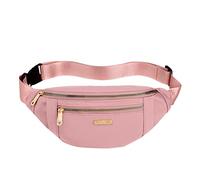 Bolso bandolera versátil de tela casual con múltiples capas para teléfono móvil, riñonera de cuero para hombre, pequeña, rosso, Talla única