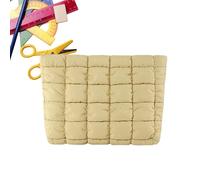Bolso | Bolso De Alta Capacidad | Bolso De Tocador Moderno Acolchado De Viaje - Para Mujeres Niñas Tocador Maquillaje Teléfono Gafas Llaves Casa Oficina Cumpleaños Navidad, verde caqui, Consulte la