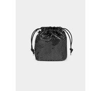 Bolso bombonera con strass negro mujer TU