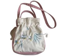 Bolso bordado de estilo chino - elegante bolso de hombro femenino, bolso Schelle de diseño tradicional para fiestas, eventos, ceremonias, viajes, reunión de novia, idea de regalo, rosa, Se référer au